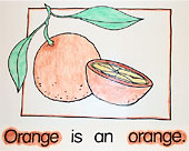 Oreange is orange