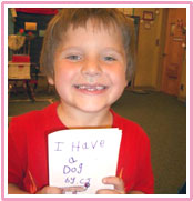 kindergarten and preschool, writing to read