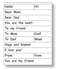writing templates